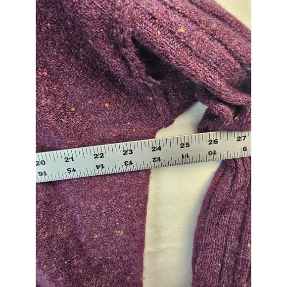 Margeaux & Ellie Purple Confetti Flecked Oversized Knit Sweater Womens Large - Picture 4 of 9